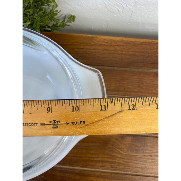 Vintage Casserole Dish // Anchor Hocking Fire King Meadow Green // Oval Dish - Picture 6 of 6